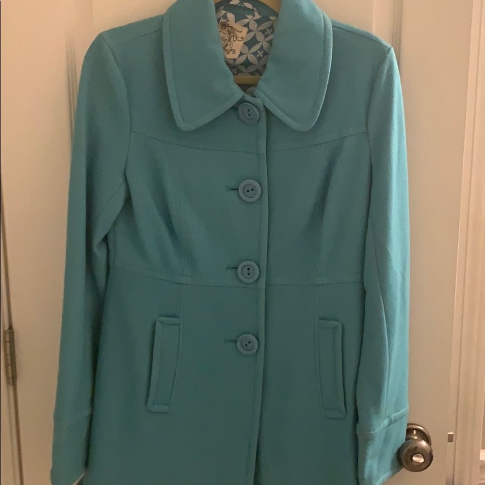 Anthropologie Tulle Peacoat